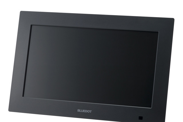 フォトフレームタイプの12V型液晶地デジテレビ、エコポイント対象 画像