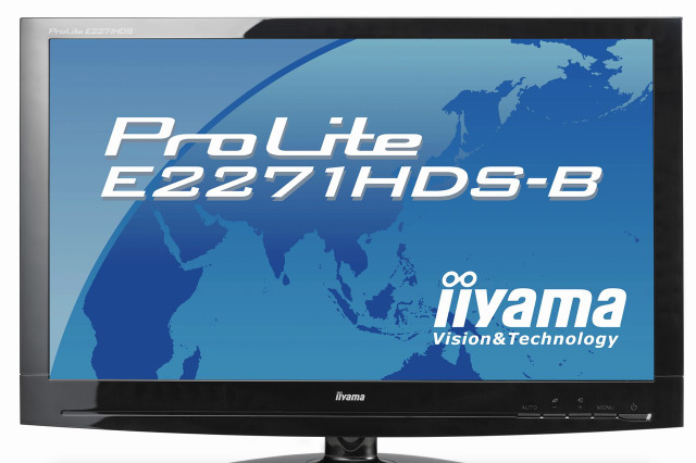 白色LEDバックライト採用で省エネに配慮したフルHDの21.5V型液晶ディスプレイ 画像