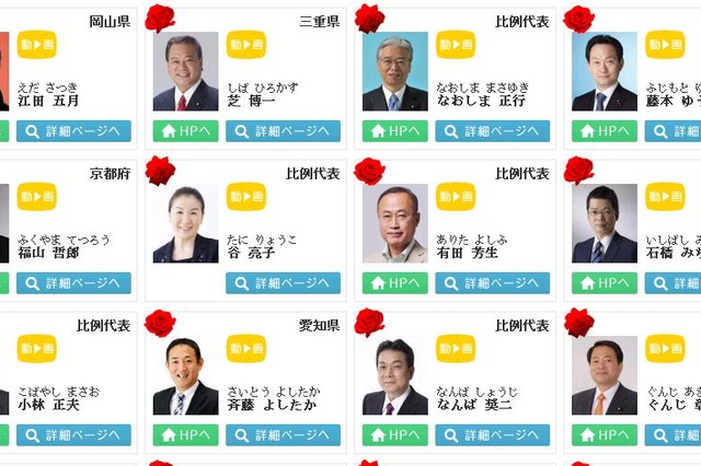 参院選民主党比例区で上位当選した谷亮子候補、実はHPなし!? 画像