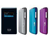 クリエイティブ、有機EL採用のメモリプレーヤー「Zen Neeon 2GB/1GB/512MB」　専用スキンも同時発売 画像