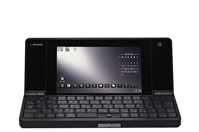 ドコモ、4.6インチディスプレイのフルキーボードケータイ「N-08B」発売 画像