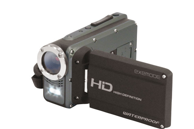 エグゼモード、水深3mの水中撮影が可能な実売12,800円前後のデジタルビデオカメラ 画像