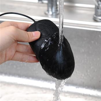 「水で洗う」が可能なシリコンマウス、実売1,980円 画像