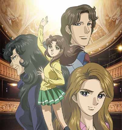 テレビ放送中の新作アニメ「ガラスの仮面」がShowTimeに登場 画像