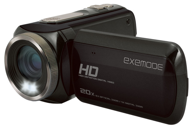 エグゼモード、実売14,800円のHD動画対応デジタルビデオカメラ 画像