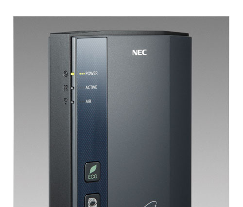 NEC、自動節電機能を搭載した無線LANルータ「AtermWR8370Nシリーズ」 画像