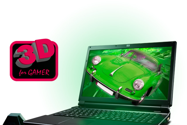 マウス、3D対応の15.6V型液晶ゲーミングノート 画像