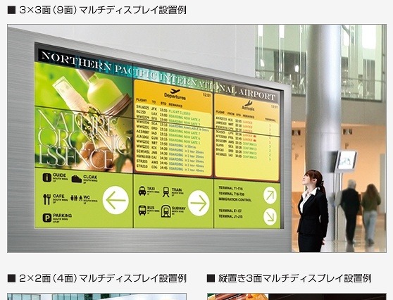 シャープ、JR東京駅構内に首都圏最大級の「マルチデジタルサイネージ」設置 画像