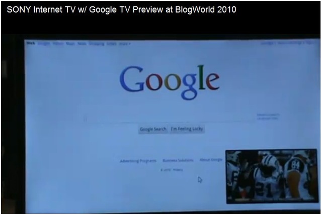 【BlogWorld Expo2010（Ver.9）】～SONYのインターネットTV（Google TV）デモ動画～ 画像