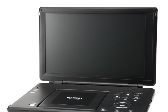 AV入出力にも対応する大画面の12V型ポータブルDVDプレーヤー 画像