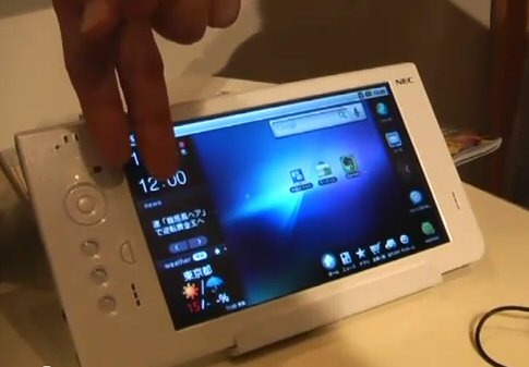 【ビデオニュース】NECビッグローブ、Android搭載タブレット端末「Smartia」を発表 画像