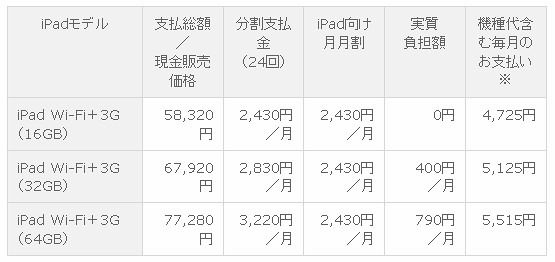 iPadが実質負担額0円で購入可! 「iPad for everybody」キャンペーン、12月3日開始 画像