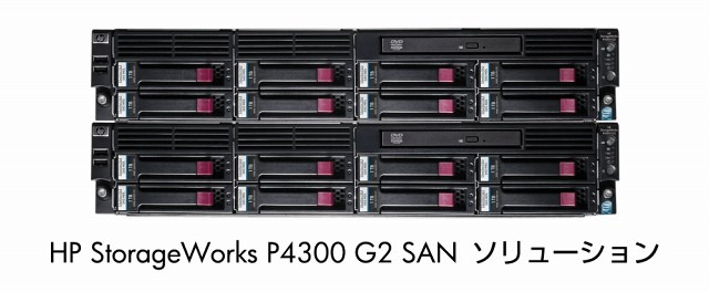 日本HP、iSCSI仮想化ストレージ「P4000 G2 SAN」に最新OS「SANiQ9.0」搭載へ 画像