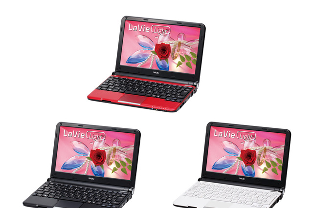 NEC、薄型A4ノートや地デジ搭載モバイルノートなど春モデルの新機種 画像