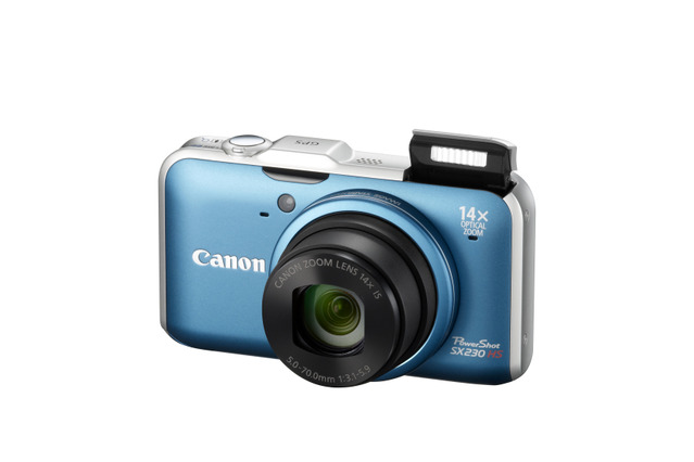 キヤノン、GPS搭載の旅カメラ「PowerShot SX230 HS」 画像