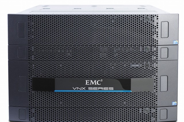 EMCジャパン、ユニファイド・ストレージ「EMC VNXファミリ」を発表……自動階層化をSANでもNASでも実現 画像