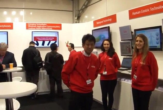 【MWC 2011（Vol.23）：動画】富士通、2画面Android端末など参考出展 画像