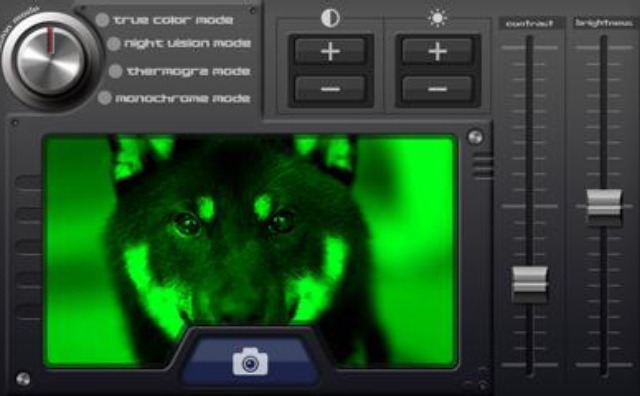 暗い場所でも写真撮影ができるAndroidアプリ「暗視カメラ」 画像