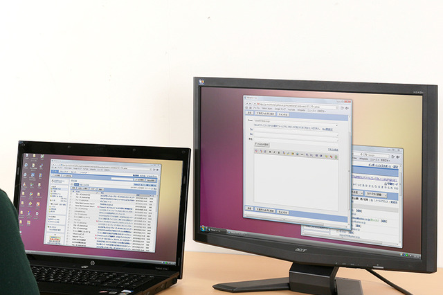 ノートPCの画面をディスプレイ/プロジェクター表示できるUSBアダプタ 画像