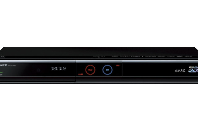 シャープ、起動/ダビング/再生が速いBlu-rayディスクレコーダー 画像