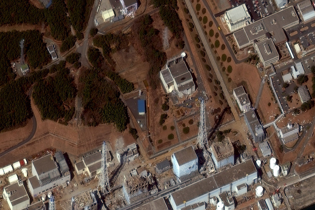【地震】福島第一原発、放水口付近で火災……現在は鎮火を確認 画像