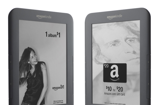 米アマゾン、“広告つき”で低価格化を図ったKindleが登場！ 画像