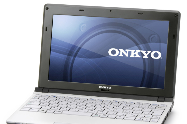 オンキヨー、Windows 7 Starter SP1適用済み/Atom搭載の10.1型ネットブック 画像