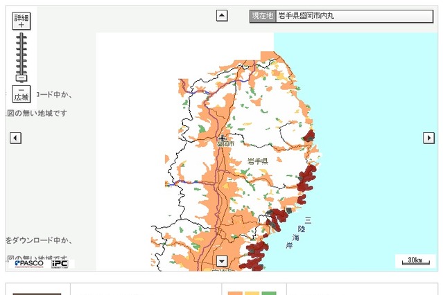 KDDI、au基地局は9月末までに震災前と同等品質に 画像