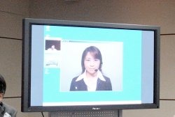 BフレッツをアクセスラインにVGA30コマ/秒を実現したテレビ会議サービス 画像
