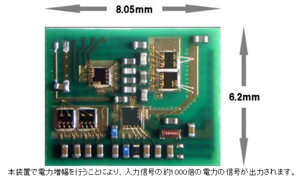 NTTドコモ、小型マルチバンド電力増幅器の試作機を開発……携帯電話の大型化抑制に寄与 画像