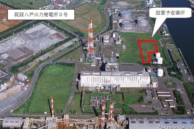 八戸火力発電所にガスタービン発電機　2012年7月から運転 画像