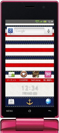 ソフトバンク、“大人女子”に向けたAndroidスマートフォン「AQUOS PHONE THE HYBRID 007SH J」を発表 画像