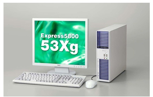 NEC、従来比約1/3の省スペースなワークステーション「Express5800/53Xg」発売 画像