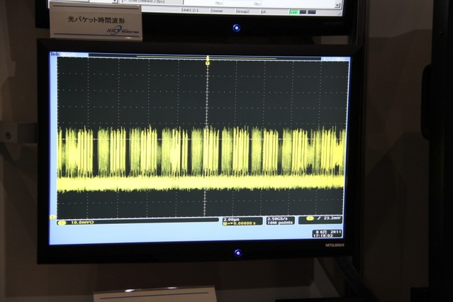 【Interop Tokyo 2011（Vol.25）】NICT、光パケット・光パスネットワークアーキテクチャを実演デモ 画像