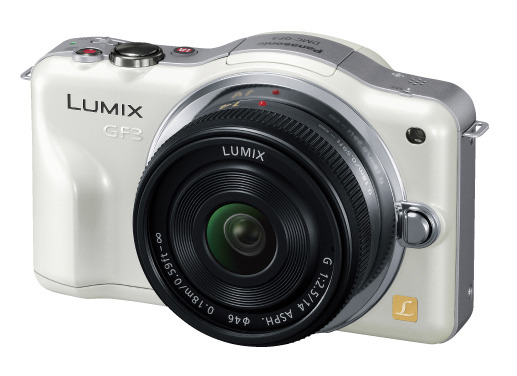 パナソニック、世界最小・最軽量のフラッシュ内蔵レンズ交換式デジタルカメラ「LUMIX DMC-GF3」 画像