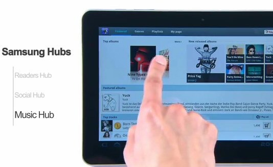 【ビデオニュース】サムスン、「Galaxy Tab 10.1」公式クリップ動画 画像