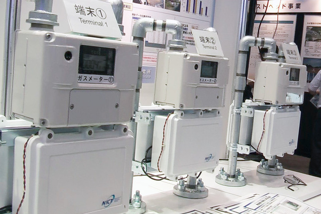 【WTP2011（Vol.8）】NICT、ガスメーターの自動検針・制御を実現するワイヤレスグリッドをデモ 画像