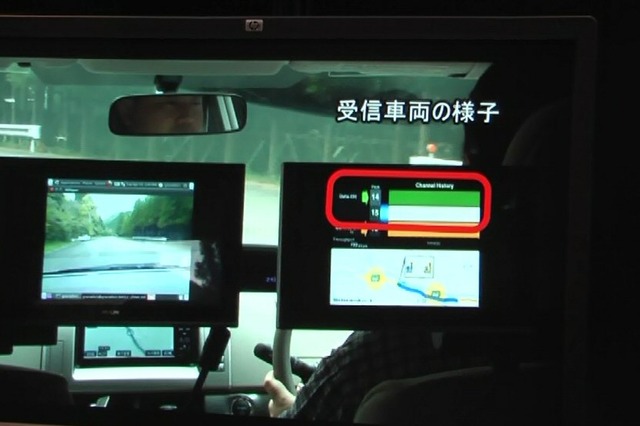【WTP2011（Vol.10）】トヨタIT開発センターら、車車間コグニティブ無線ネットワークをデモ 画像