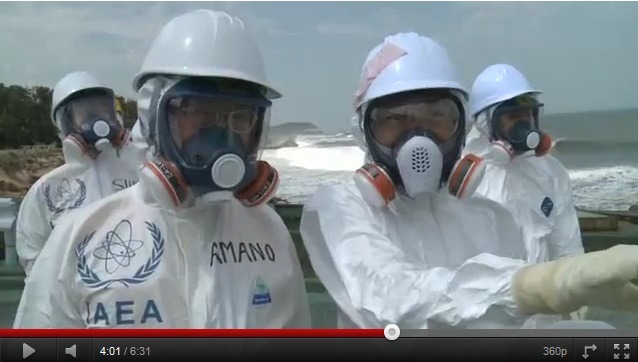 IAEA天野事務局長が福島第一原発を視察 画像