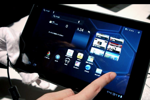Androidタブレット「Optimus Pad L-06C」が、OS 3.1にバージョンアップ 画像
