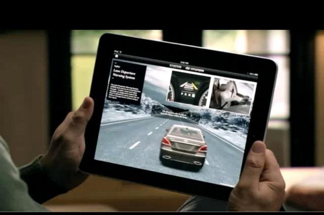 取説をiPad化して装備…ヒュンダイ エクウス 新型 画像