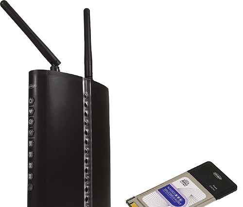 コレガ、高速無線LAN技術「MISO」を搭載した無線LANルータとPCカードを発売 画像