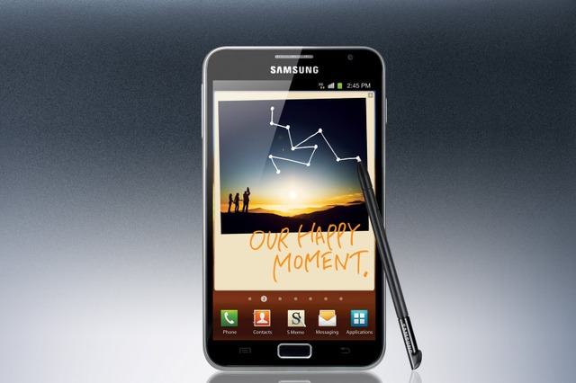 Samsung、スタイラス入力対応の「Galaxy Note」発表  画像