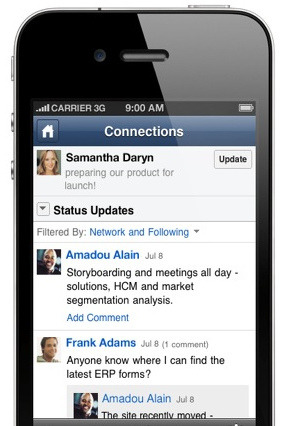 IBM、業務用ソーシャルアプリ「IBM Connections」のモバイル端末版を配信開始  画像