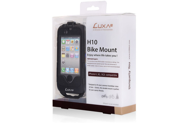 リンクス、自転車・バイク用iPhone設置ホルダー「LUXA2 H10 Bike Mount LH0012」 画像