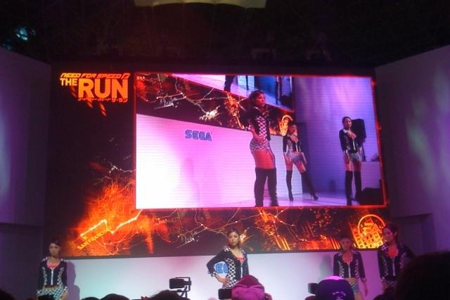 【TGS 2011】川村ゆきえさんが『ニード・フォー・スピード ザ・ラン』のレースに参加 画像