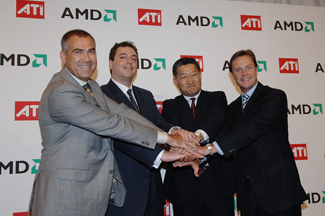 AMDとATI、合併に関する共同記者会見を開催 画像