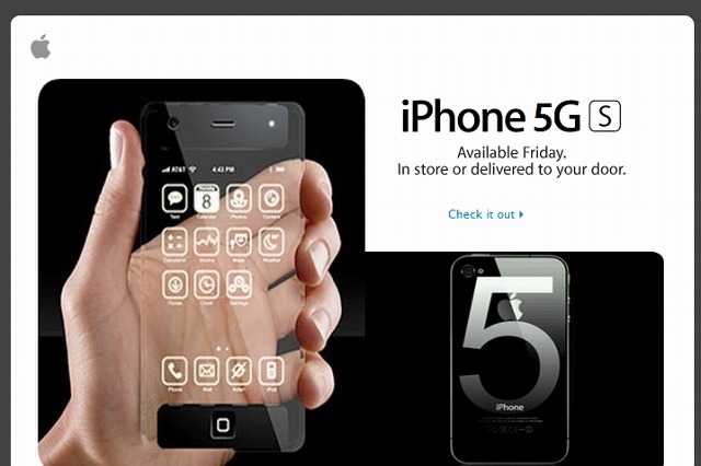 これが「新型iPhone」の衝撃画像？……スパムメールの偽画像やマルウェアに要注意 画像