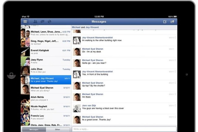 FacebookのiOS向けアプリがPadに最適化……iPhone向けも機能強化  画像