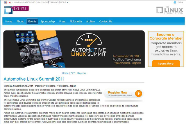第1回「Automotive Linux Summit」が横浜で開催！ 画像